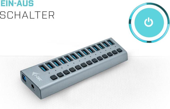 Produktbild i-tec U3CHARGEHUB13 (USB-B, 13 Ports)