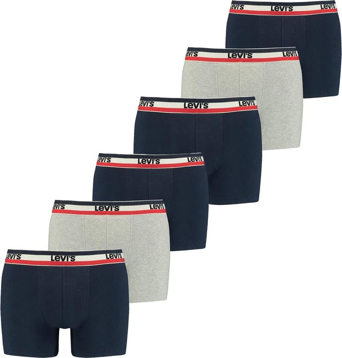 Produktbild Levis Boxershort Casual Stretch MEN SPRTSWR LOGO BOXER BRIEF 3P (XXL, 6er Pack)