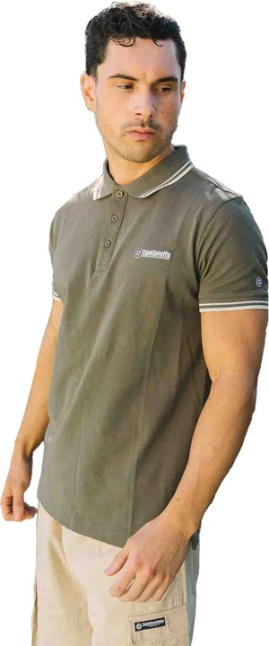 Actual product image Lambretta Mens SS25 Twin Tip Polo Shirt (4XL)