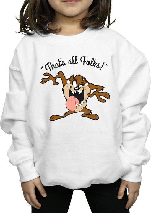 Produktbild Looney Tunes Taz That's All Folks Sweatshirt Mädchen (116)