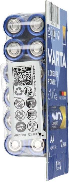 Actual product image Varta Longlife Power (12 pcs., AA, 2970 mAh)