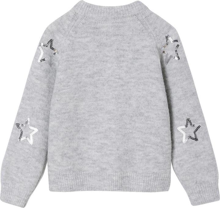 Produktbild Vertbaudet Weihnachts-Strickjacke mit Paillettensternen, Mädchen (86)