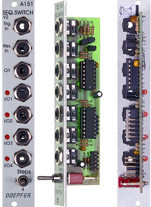 Produktbild Doepfer A-151 Quad Sequential Switch, Eurorack module