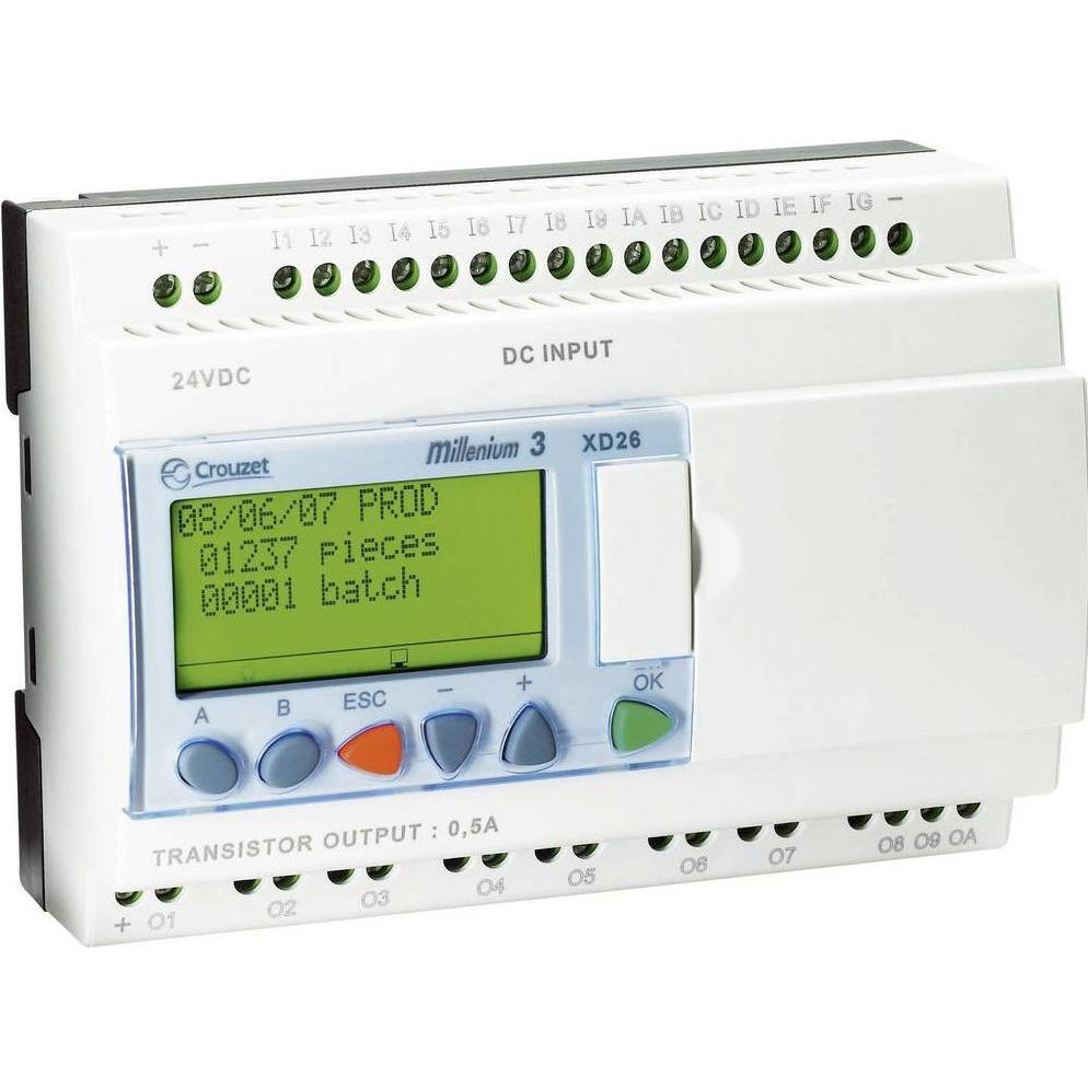 Crouzet Prozessmodul Millenium 3 26I/O 24VDC (88970161)