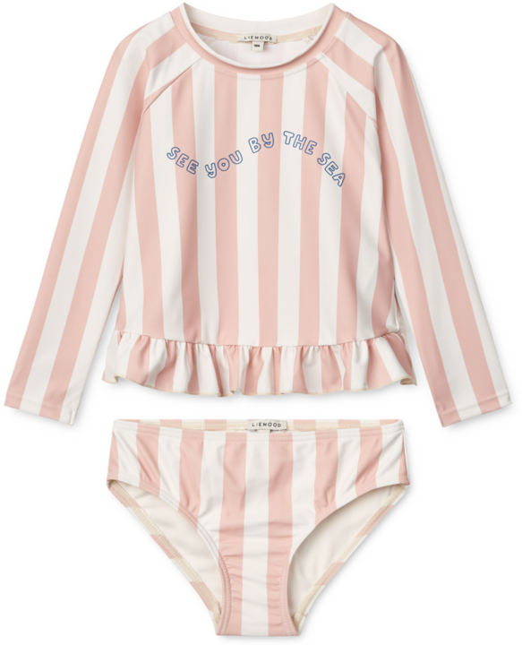 Produktbild Liewood Dagny Badeanzug Stripe Sorbet (110)