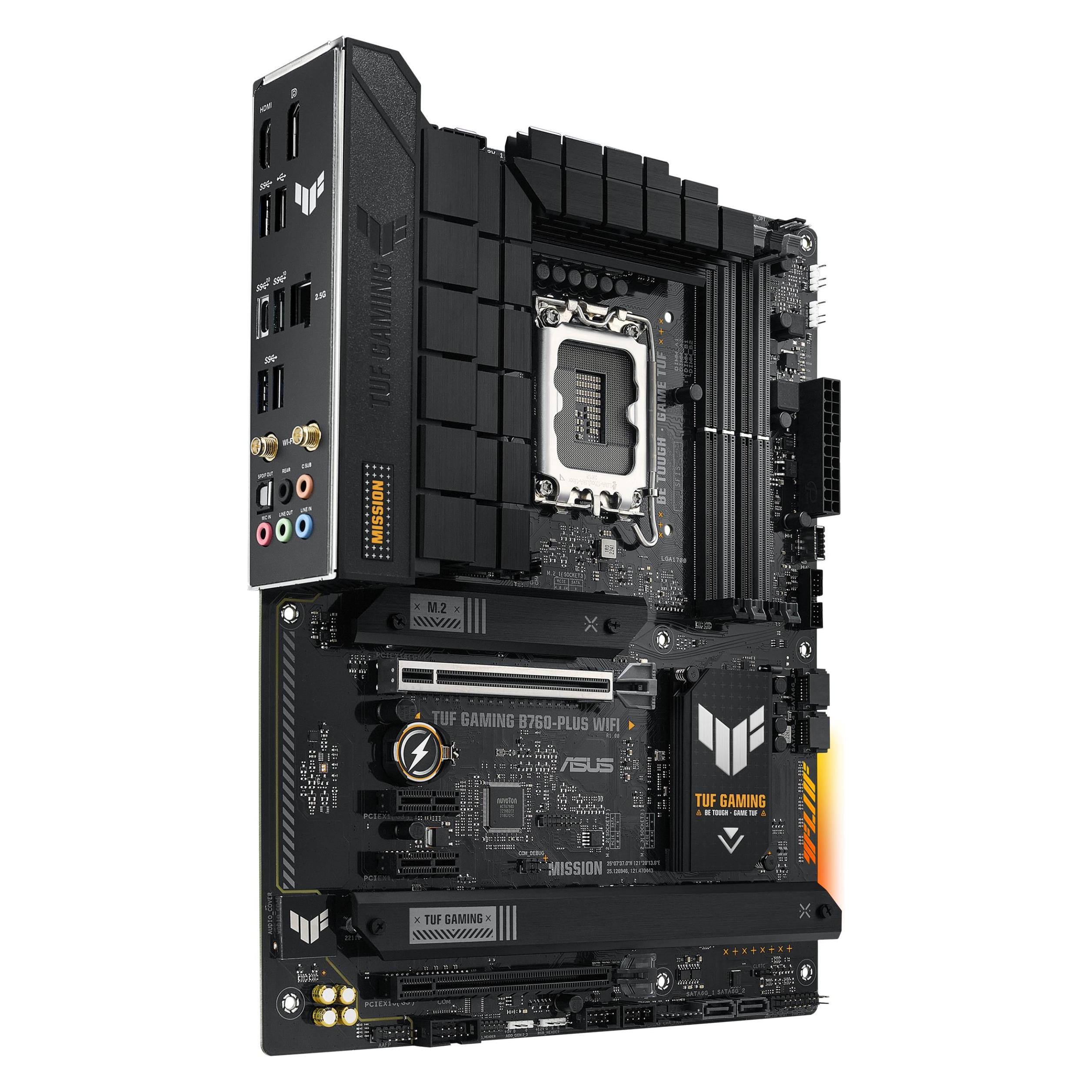 ASUS TUF GAMING B760-PLUS WIFI (LGA 1700, Intel B760, ATX), Mainboard
