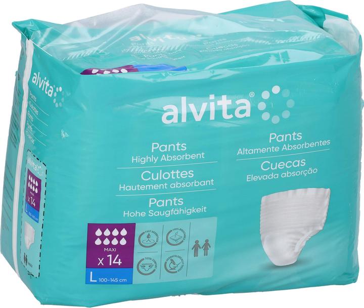 Actual product image Alvita Inkontinenzpants Large, 14 St