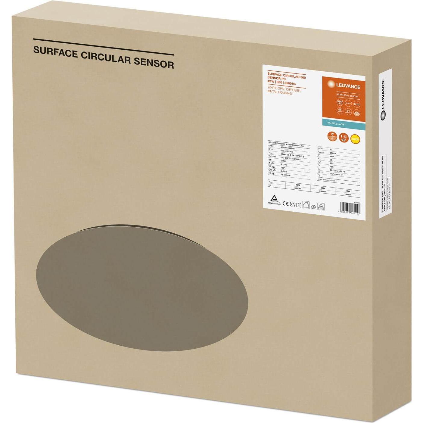 Thumbnail - Ledvance, Wandleuchte + Deckenleuchte, LEDV LED-Wand- / Deckenleuchte (3500 lm)