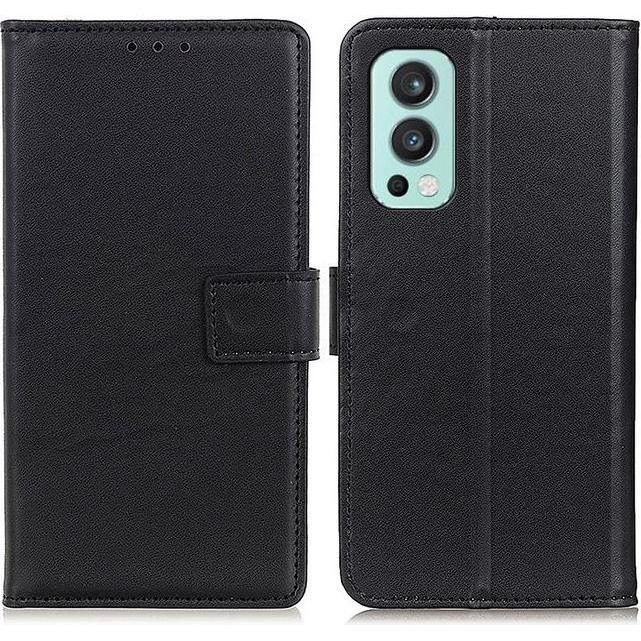Thumbnail - MU Classic Classic II Leder Bookcover Series (OnePlus Nord 2 5G), Smartphone Hülle, Schwarz