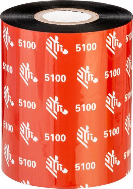 Actual product image Zebra Ribbon 5100 Resin 60mm (6 cm, Black)