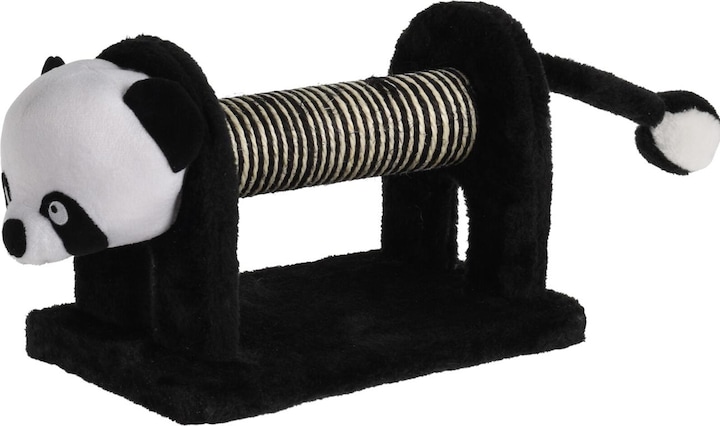 Image du produit Casativo Tronc à griffer pour chats au design panda (16 cm, Noir et blanc)