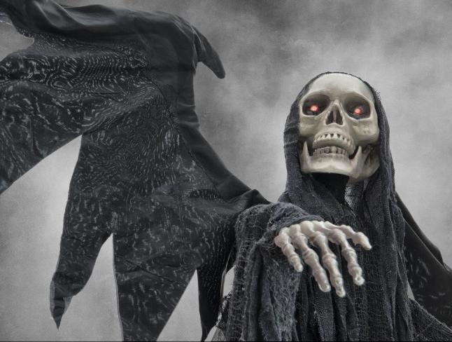 Actual product image Europalms Halloween Black Angel, 175x100x66cm (1 pcs.)