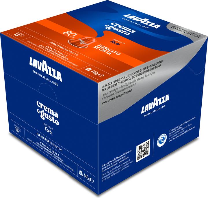 Image du produit Lavazza Crème et goût fort (80 x Port.)