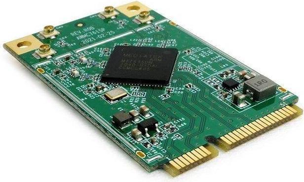 Productafbeelding Alfa Network AWMC7615P - Dual-band, Dual-concurrent (DBDC) mini PCIe WiFi5 Wave2 (802.11ac) kaart (Mini PCI Express)