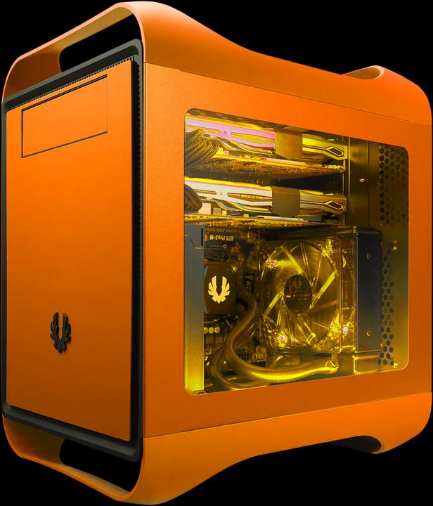 Produktbild BitFenix Prodigy M Window Seitenteil, orange