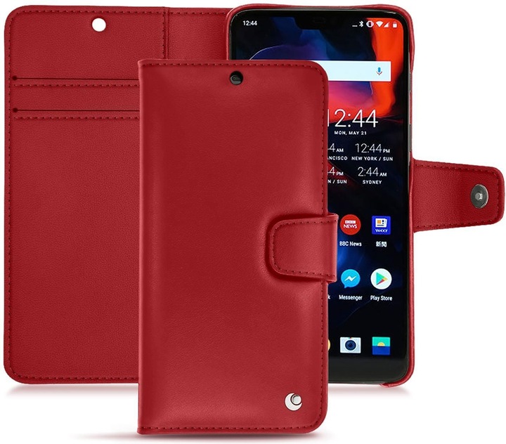 Produktbild Noreve Lederschutzhülle Wallet (OnePlus 6)