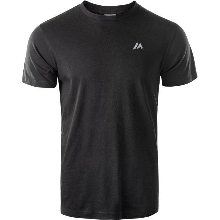 Essentials, Uomini, Maglietta sportiva, Męska Koszulka z krótkim rękawem MANDO (5XL), Nero, 5XL