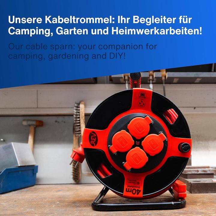 Actual product image REV Cable drum (40 m, 1.50 mm²)