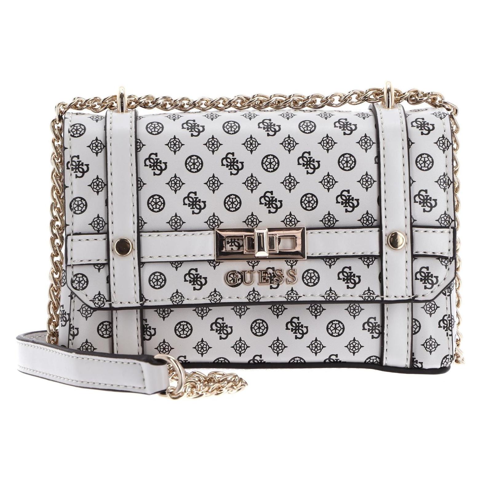 Guess, Damen, Handtasche, Emilee Mini Convertible Crossbody Flap, Beige