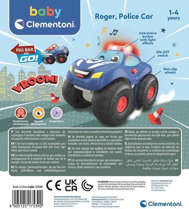 Produktbild Clementoni Baby Auto Gross Polizei