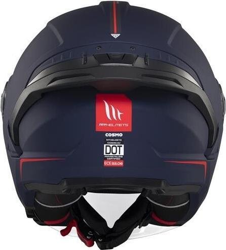 Actual product image MT Helmets modular motorcycle helmet cosmo sv solid a7 (59 - 60 cm, L)