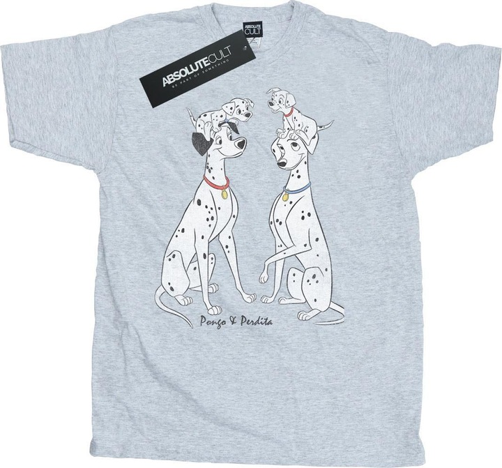 Immagine prodotto 101 Dalmatians Pongo And Perdita Maglietta Uomo (XXL)