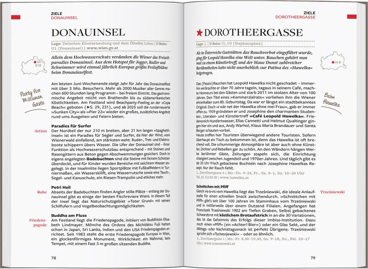 Actual product image Reiseführer Wien (German, Walter M. white, 2025)