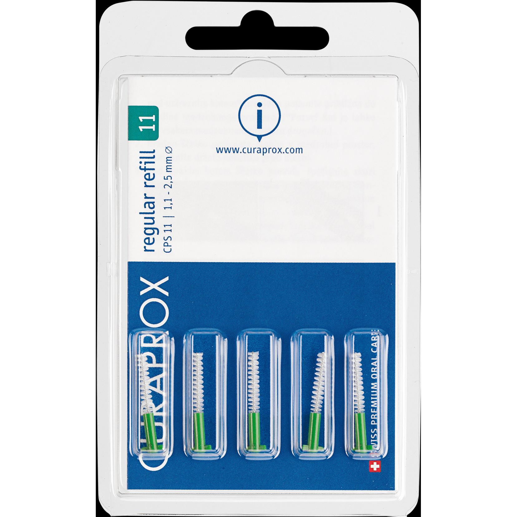 Thumbnail - Curaprox, Interdentalbürste, Refill regular 11 (5 x, 2.50 mm)
