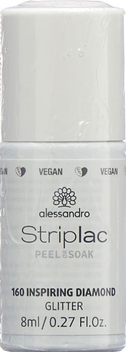 Actual product image Alessandro Striplac Peel or Soak (160, Inspiring, Diamond, Peelable nail polish)