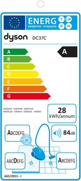 Energie-Label Dyson DC37c home + car