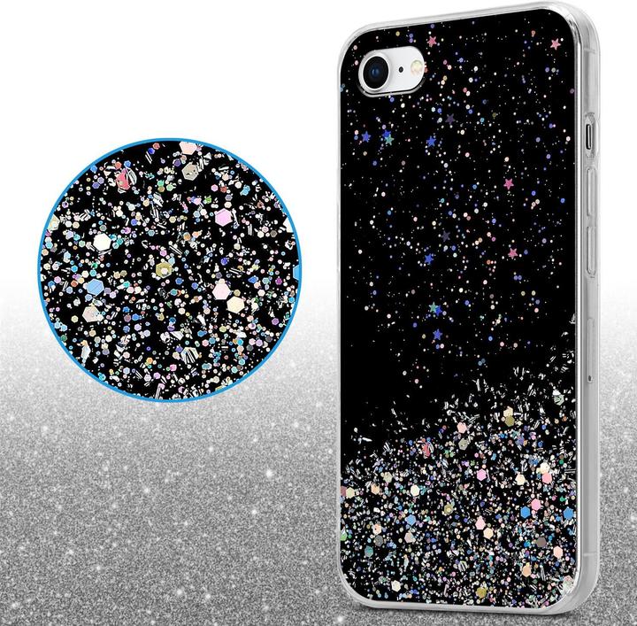 Produktbild Cadorabo TPU Cover funkelnder Glitter (Apple iPhone SE (2nd Gen), Apple iPhone 7)