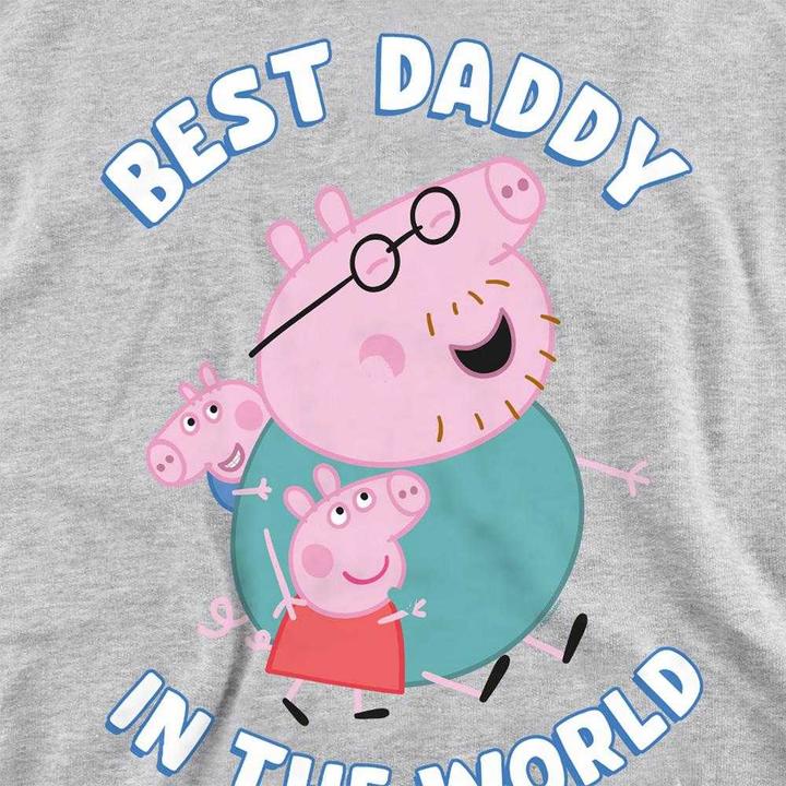 Produktbild Peppa Pig Best Daddy In The World Sweatshirt meliert (M)