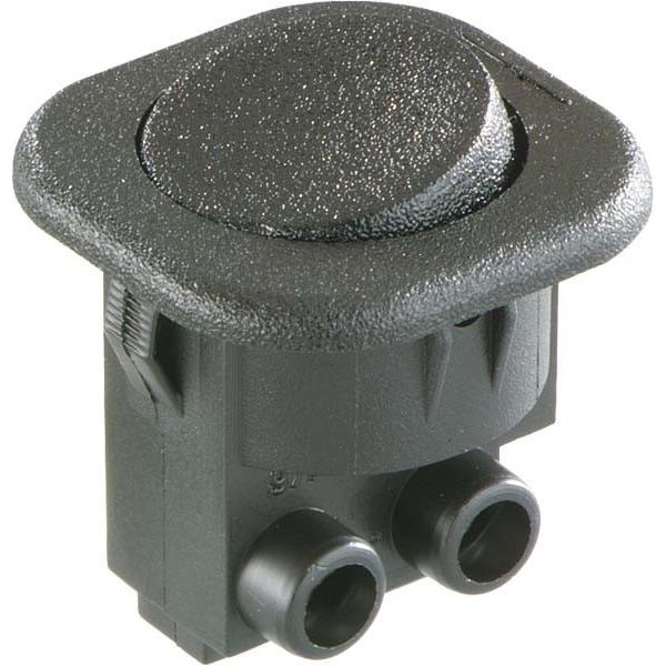 Bachmann 924.133 Elektroschalter Rocker switch 1P Schwarz, Taster + Schalter, Schwarz