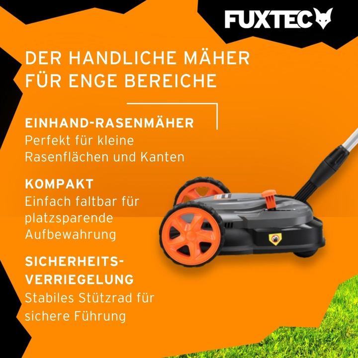 Actual product image Fuxtec 20V Akku Rasenmäher FX-E1RMEH20-SET (Rechargeable battery operated)