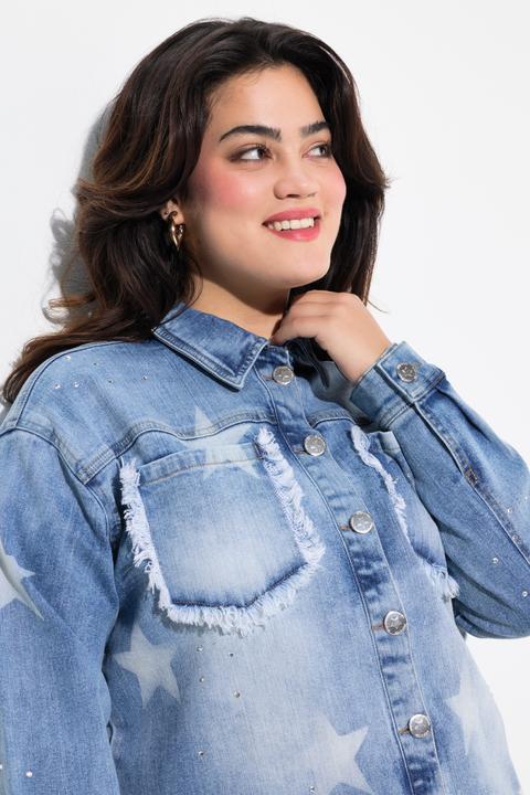 Produktbild Angel of Style Jeansjacke, Sterne, Glitzersteinchen (54)