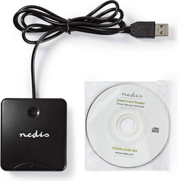 Actual product image Nedis Card Reader Intelligent Software In (USB 2.0)