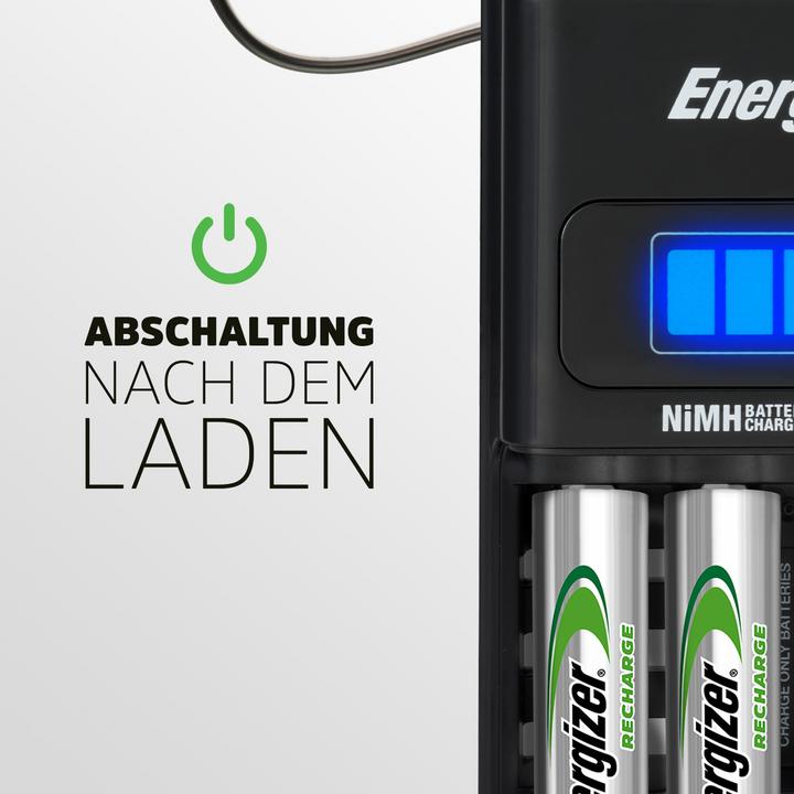Image du produit Energizer Recharge 1 heure (4 pcs, AA, AAA, 2300 mAh, Piles rechargeables + chargeur)