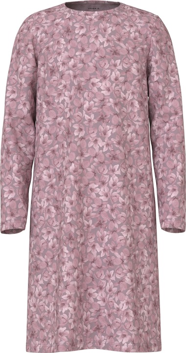 Name it Nkfnightgown Ls Mauve Flower Noos