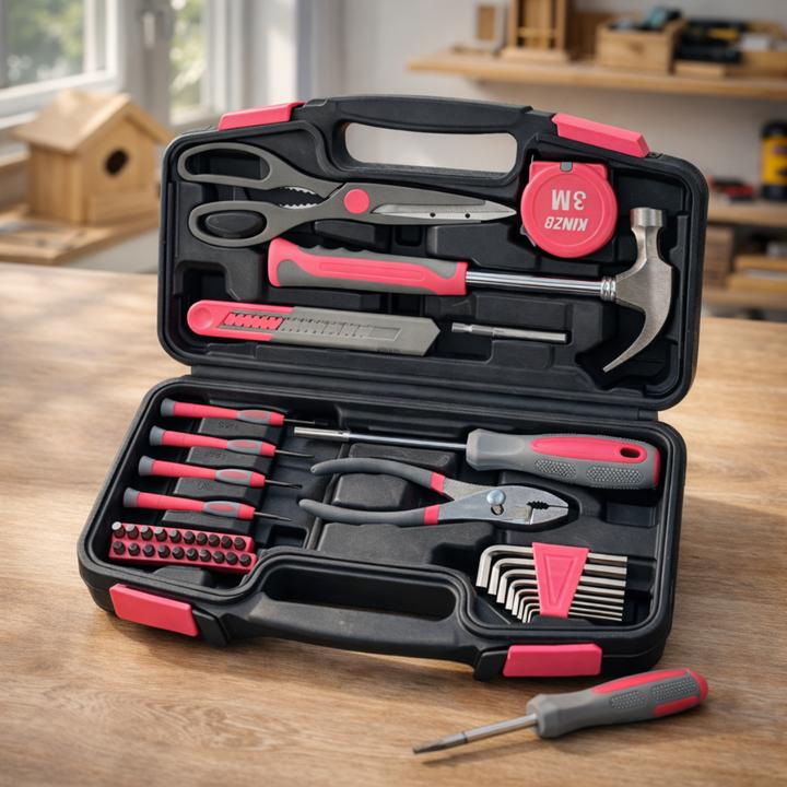 Actual product image Kinzo Haushaltswerkzeugset (39 pieces)