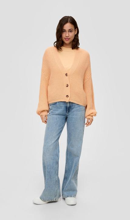 Actual product image s.Oliver Strickjacke Strickjacke mit V-Ausschnitt (L)
