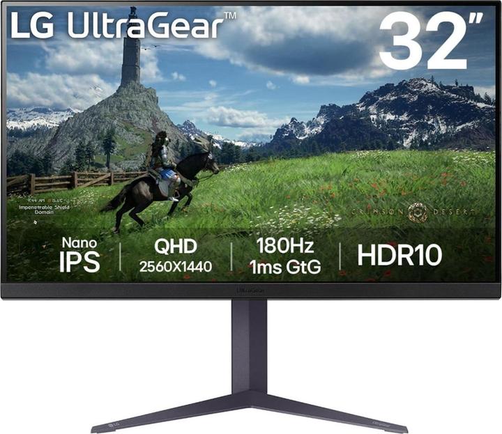 Actual product image LG UltraGear 32GS85QX-B (2560 x 1440 pixels, 32")