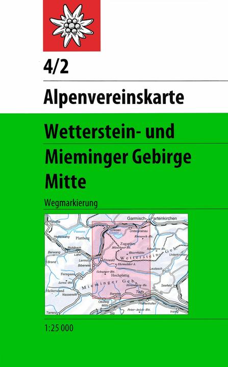 Produktbild Wetterstein, Mieminger-Gebirge Mitte 25000