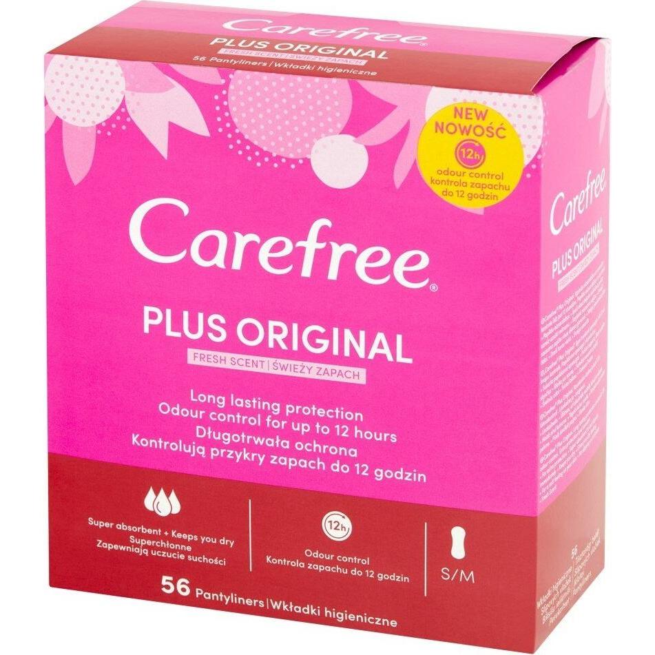 Carefree, Binden, Plus (56 x, Slipeinlagen)
