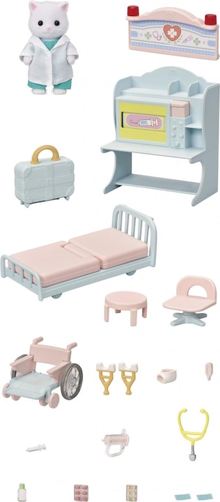 Actual product image Sylvanian Families Country Doctor Play Set with Figure