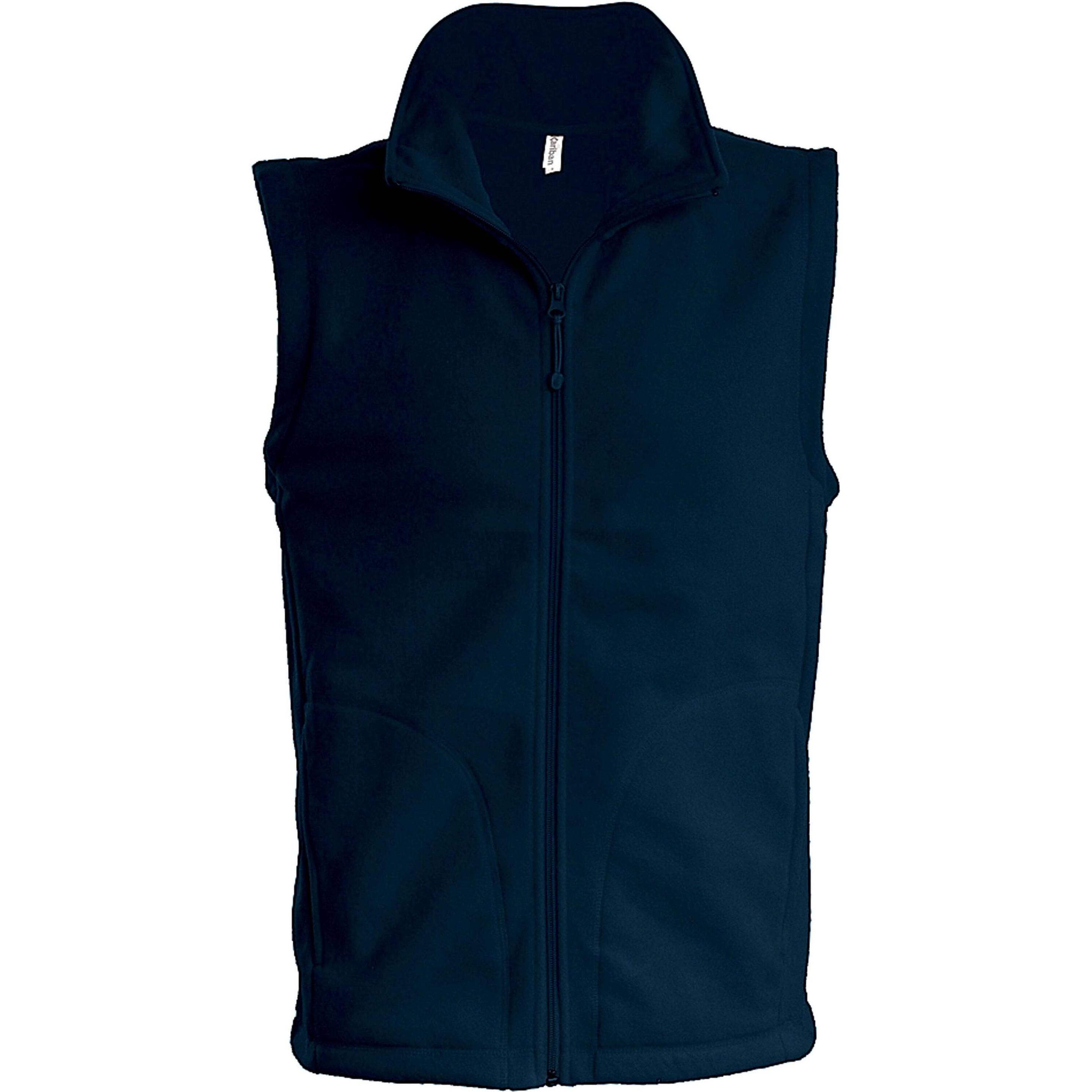 Kariban, Herren, Weste, microfleece-weste luca, Blau, (3XL)