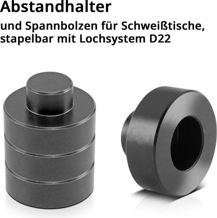 Produktbild Stahlwerk Schweisstisch-Zubehör-Set für D22 Lochsystem