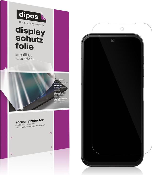 Dipos Displayschutzfolie Crystalclear (4 Stück, Fairphone 5)