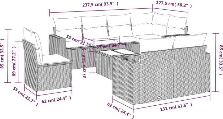 Produktbild vidaXL Selene