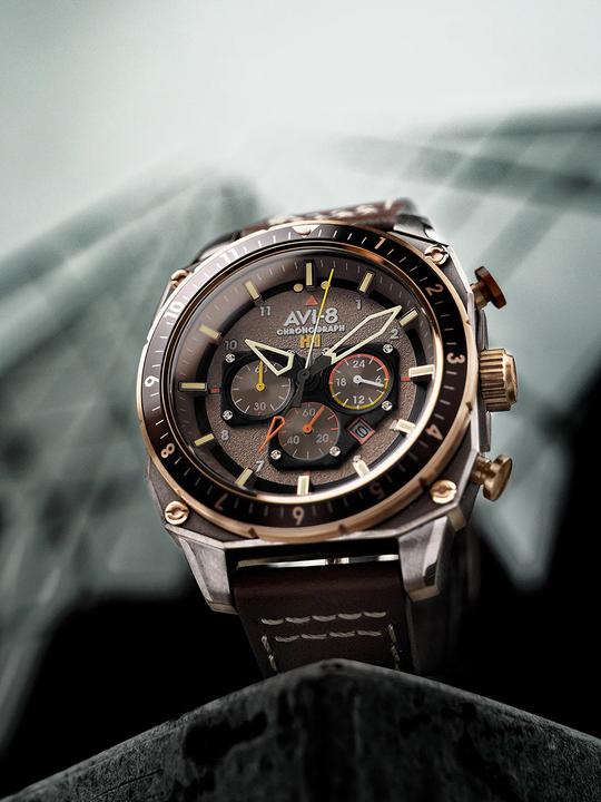 Immagine prodotto AVI-8 AV-4100-05 Hawker Hunter a doppio tempo (Cronografo)