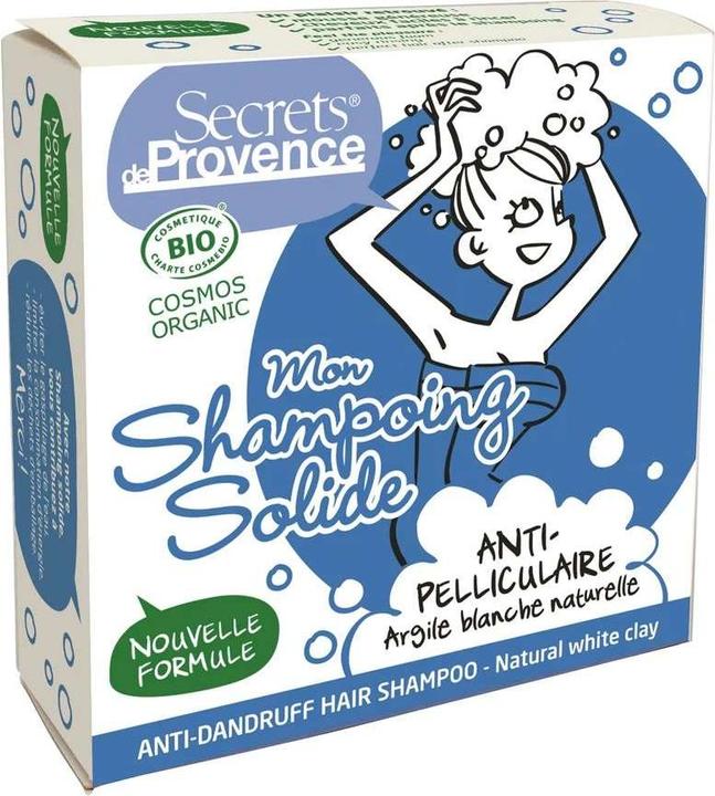 Actual product image Secrets de Provence Anti-Dandruff Shampoo COSMOS (Solid shampoo)